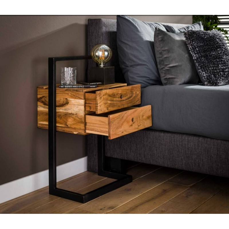 ZI Bedside table rigid 2 drawers